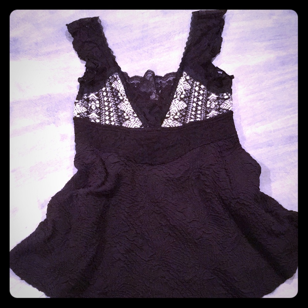 Free People fun top.